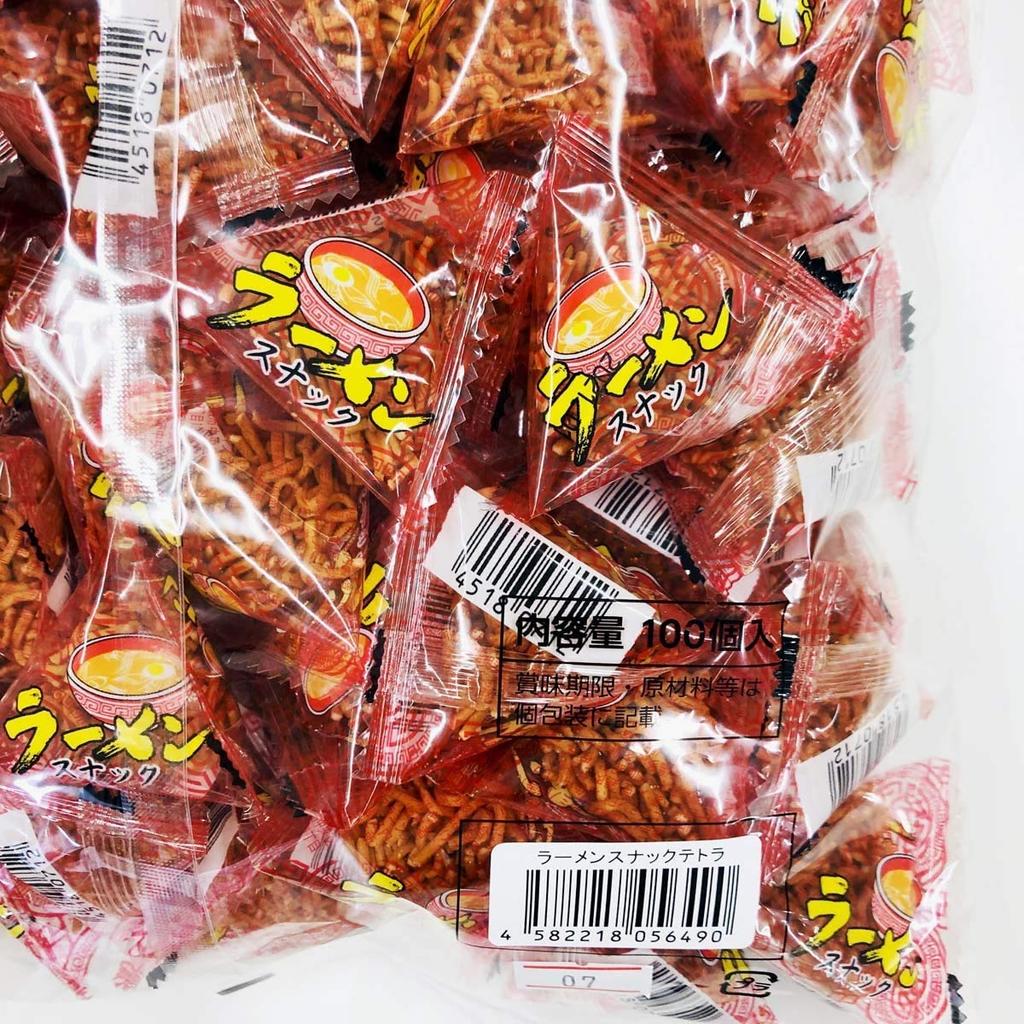 Commercial Ramen Snacks 100 Pieces (Tetra Pack)