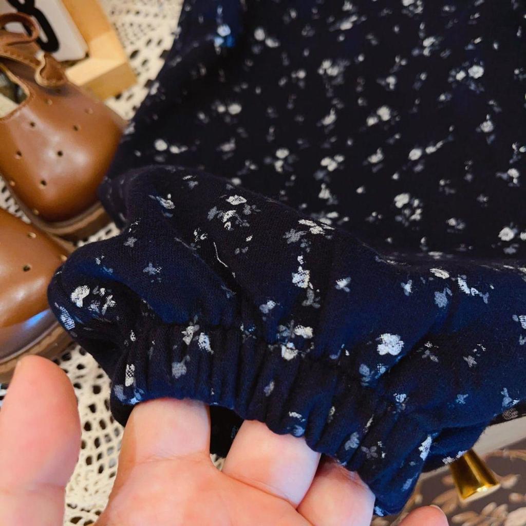 Girls' Floral Autumn Sweatpants: Korean Style Casual Long Pants for Baby and Toddler - Versatile and Stylish.