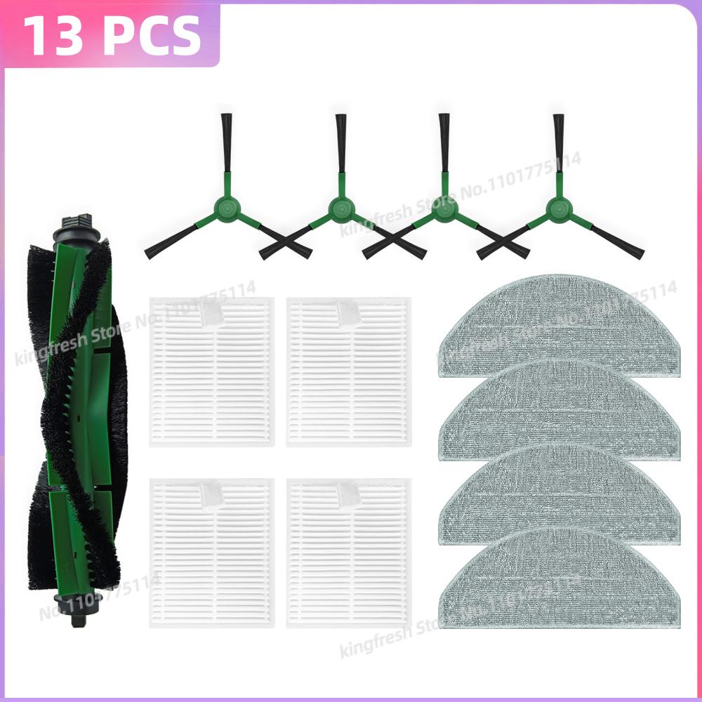 Fit For iRobot Roomba Combo Essential/ 2 Essential, Vac 2 Essential, 104 / 105 Combo Parts Main Side Brush Bag Filter Mop Cloth