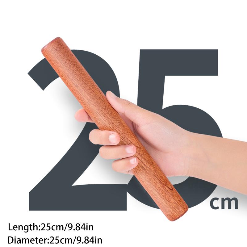 

25/30cm Wooden Rolling Pin Fondant Cake Decoration Dough Roller Cooking Pastry Baking Tool Kitchen Accessories