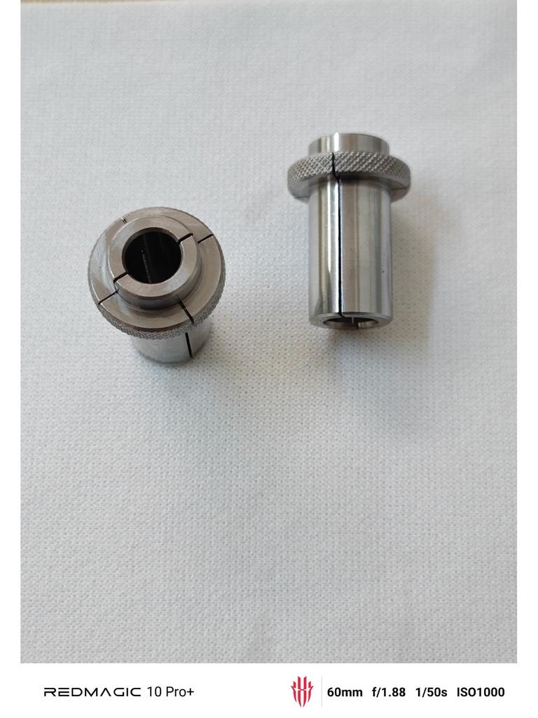Hauptspindel-Spannzangen-Reduzierhülse 6 mm auf 4 mm, Drehzahlumwandlungskopf 6 mm auf 3,175 mm für Präzisionsgravur- und Fräsmaschinen