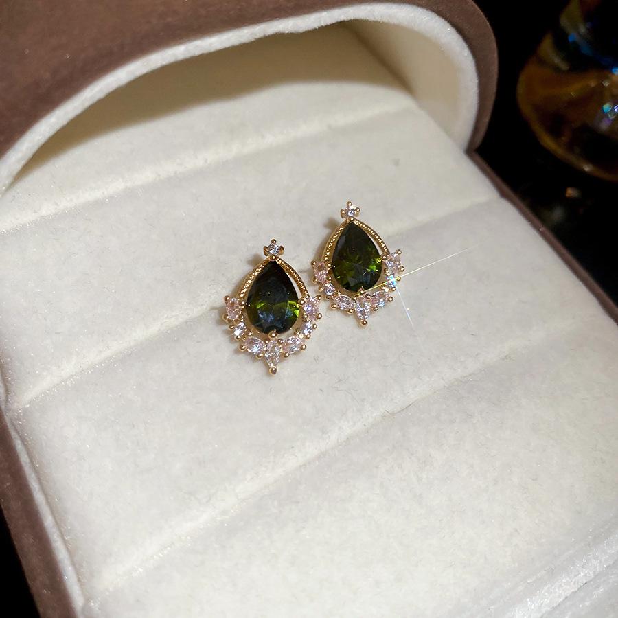 Silver Zircon Butterfly Teardrop Earrings - Luxurious, Elegant & Versatile Jewelry for Women