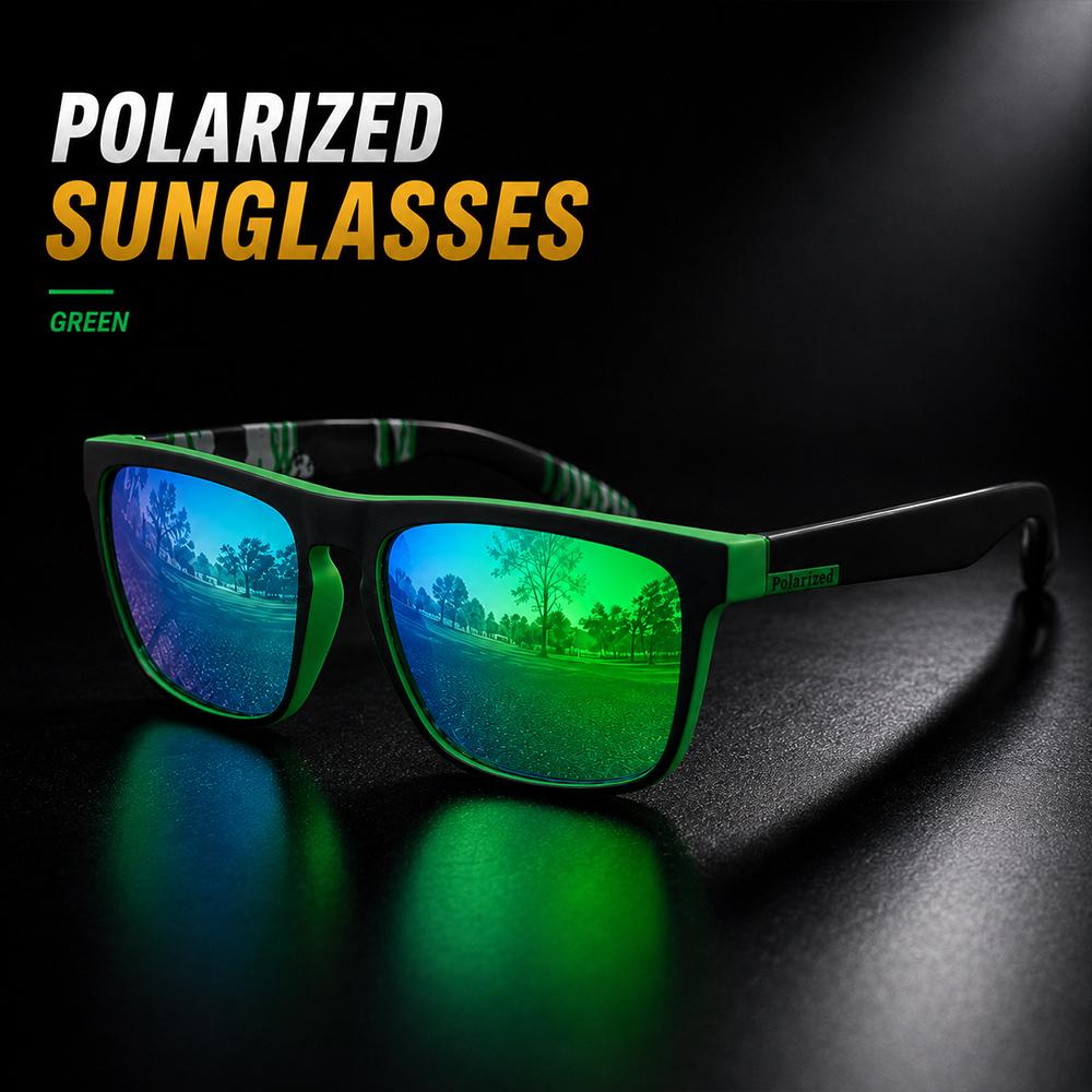 1/3 Pezzi Occhiali da Sole Polarizzati per Uomo Donna Guida Sport Escursionismo Occhiali da Sole Montatura Quadrata Classica Protezione UV400