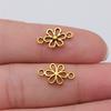 Connettori Fiore a Lavoro Aperto Gancio per Ciondolo Colore Bronzo Antico Creazione Gioielli Accessori Fatti a Mano Connettori per Ciondoli
