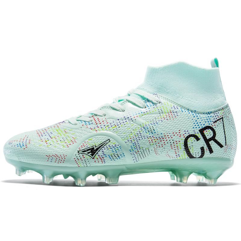 Neue Fußballschuhe Herren Rasen Training Rutschfeste Fußballschuhe Herren Hochschaft Leichtgewicht Abriebfest Sportschuhe Herren