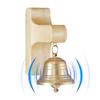 Magnetic Wooden Chime Decorative Copper Bell Magnetic Wooden Chime Reminder Door Bell Entrance Bedroom Welcome Doorbell