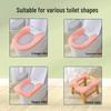 Thickened Plastic Toilet Seat Cushion with Handle