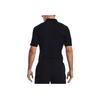 Under Armour Curry Seamless Solid Short Sleeve Polo Shirt Men tops Black 1370094-001