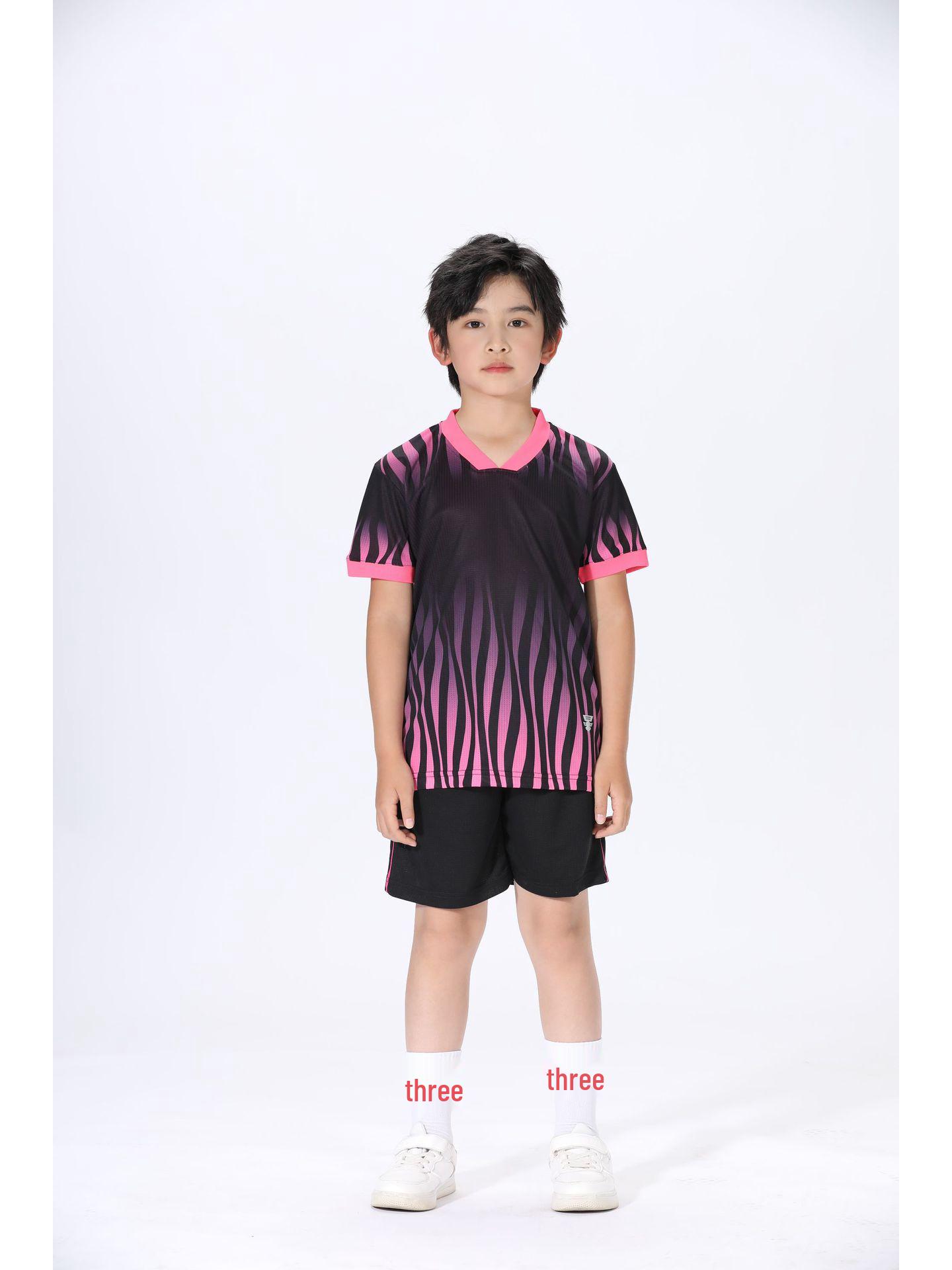 Kids Quick-Dry Sportswear Set for Primary Students - Boys & Girls Badminton, Table Tennis, Volleyball, Team Uniform 28