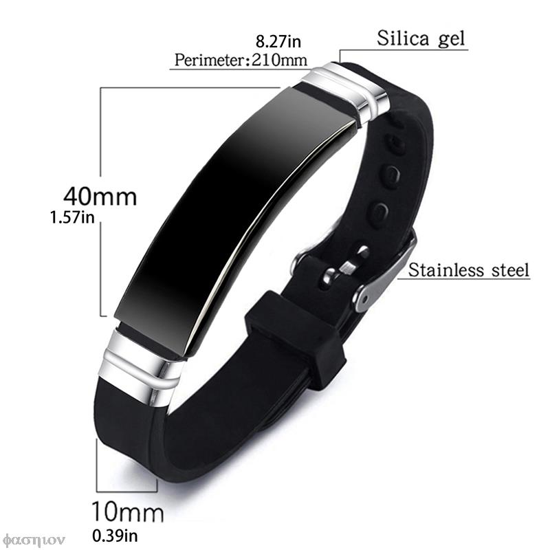 2 Pcs/Set Stainless Steel Crown Her King His Queen Trendy Sport Silicone Couple Bracelet Bangle Unisex Lover Bracelets Gift