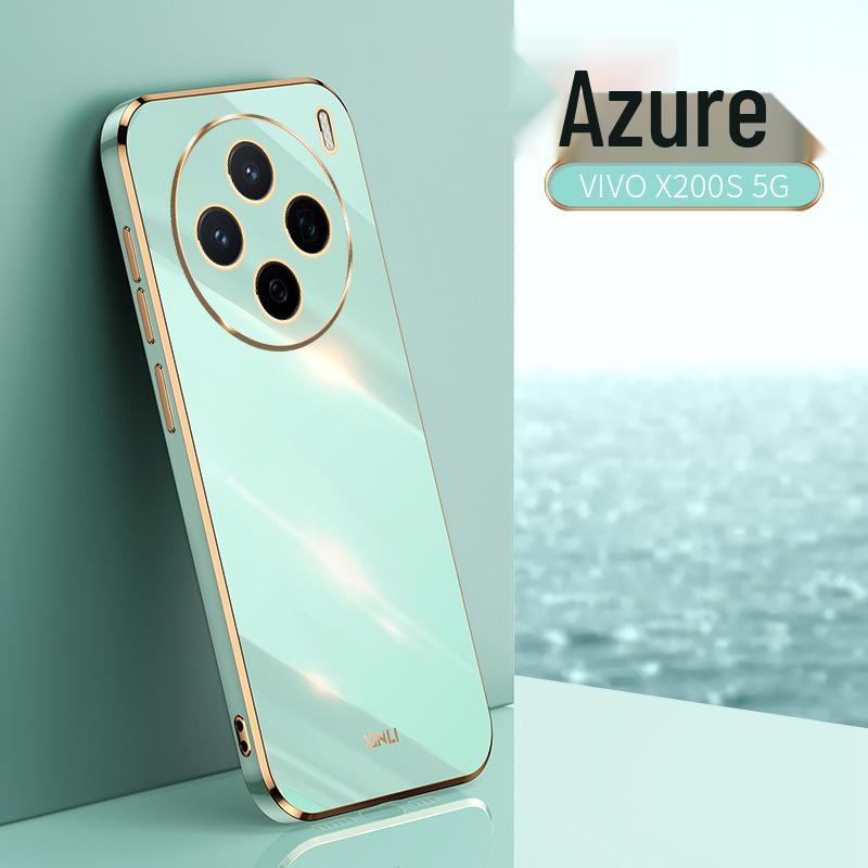 

Compatible with Vivox200s, BBK X100pro Electroplated Women s Protective 5G Silicone Drop-Proof Case. X100