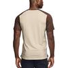 Nike Color Block Round Neck Short Sleeve T-Shirt Men Tops Off-White Brown FZ9846-259