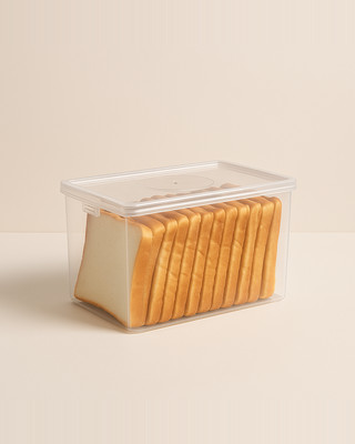 Zásobník na chléb Zásobník na chléb Průhledný s krycím pouzdrem Zásobníky na toasty Vzduchotěsná dóza Zásobník na chléb Domácí nástroj