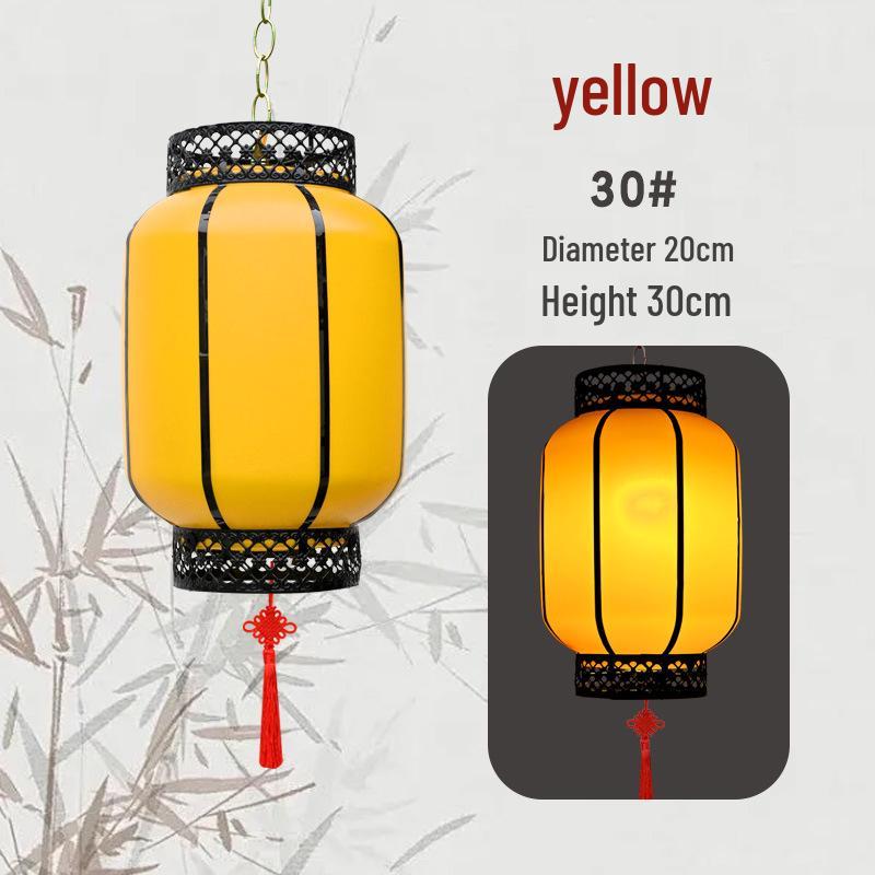 Solar-Powered Chinese Antique Red Lantern: Outdoor Waterproof Pendant Light for Scenic Spot Decoration