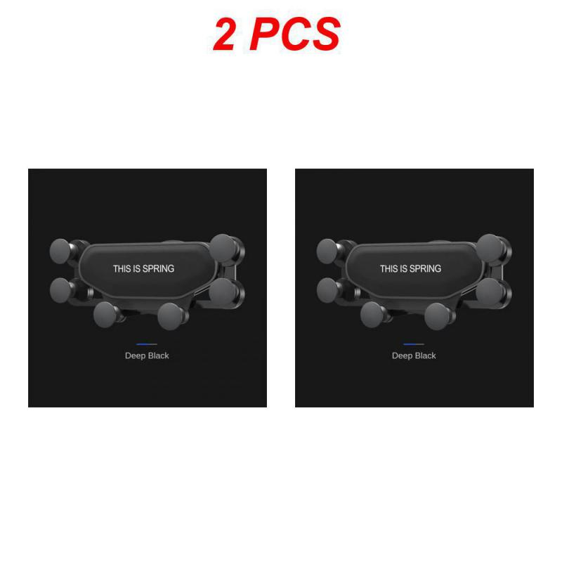 

2~5PCS Car Phone Holder Universal Gravity Vent Mount Clip Support Smartphone For 11 XS MAX Suporte Celular