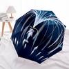 Parapluie Avatar à Ouverture/Fermeture Automatique avec Design Pliable en 3 Parties et Structure en Fer à 8 Baleines Parfait pour les Fans, les Voyageurs et l'Usage Quotidien0161b