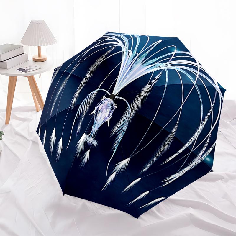 Avatar Automatic Opening/Closing Umbrella with 3 Fold Design and 8 Bone Iron Frame Perfect for Fans, Travelers, and Daily Use0161b