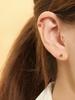 Minimalpiercing 14K Plain Five-Petal Piercing Earrings