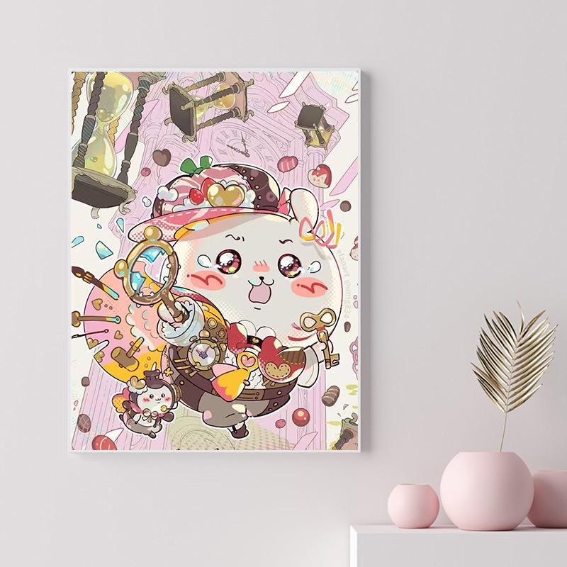 40X50Cm Diamond Painting Large Size Diamond Sticker Bedroom Living Room Decorative Painting With Photo Frame