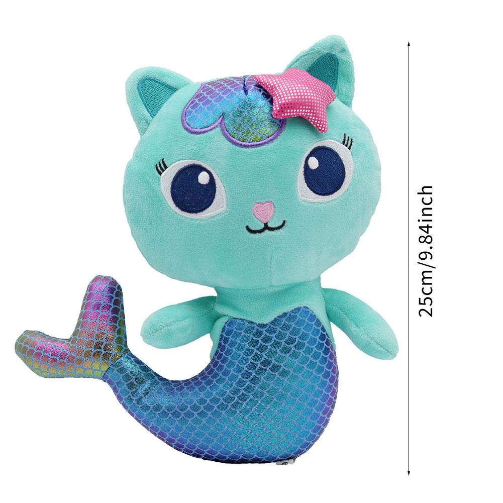 Hot Gabby Dollhouse Plush Toy Mercat Cartoon Stuffed Smiling Cat Hug Gaby Girl Dolls Kids Birthday Gifts
