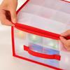 Storage Box Sturdy Transparent with Zippered Top Dust-Proof