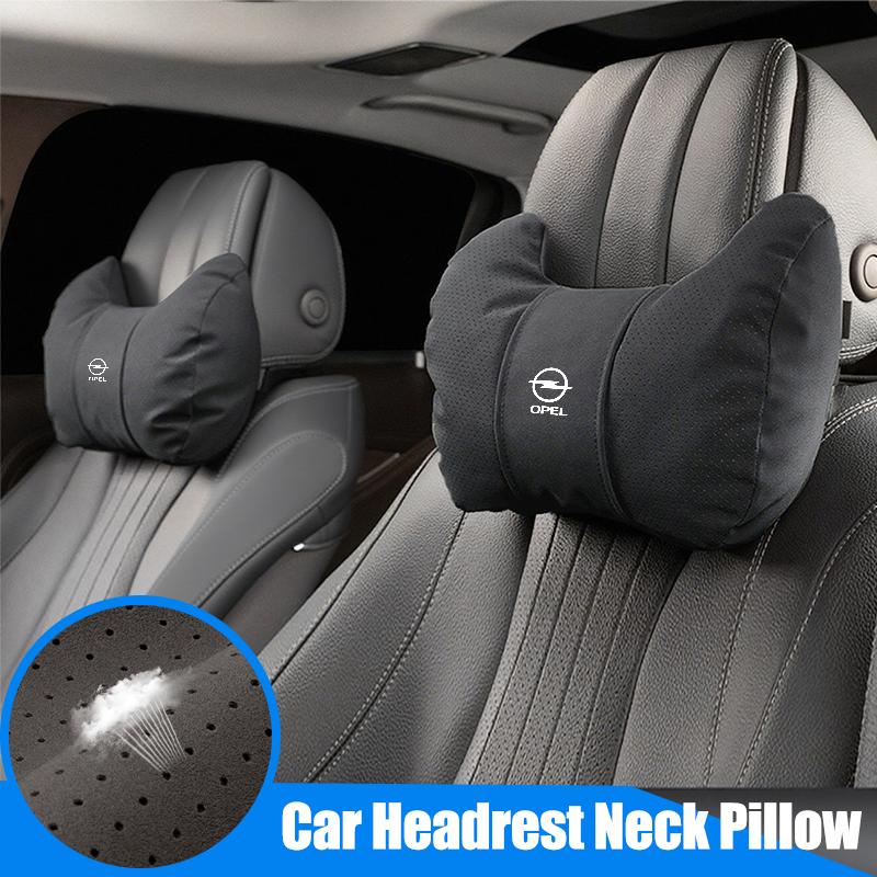 zjvg1 Car Neck Pillows Breathable Headrest Car Seat Neck Protector Pillow For Opel Vauxhall OPC Insignia Antara Corsa J D H Kadett GT