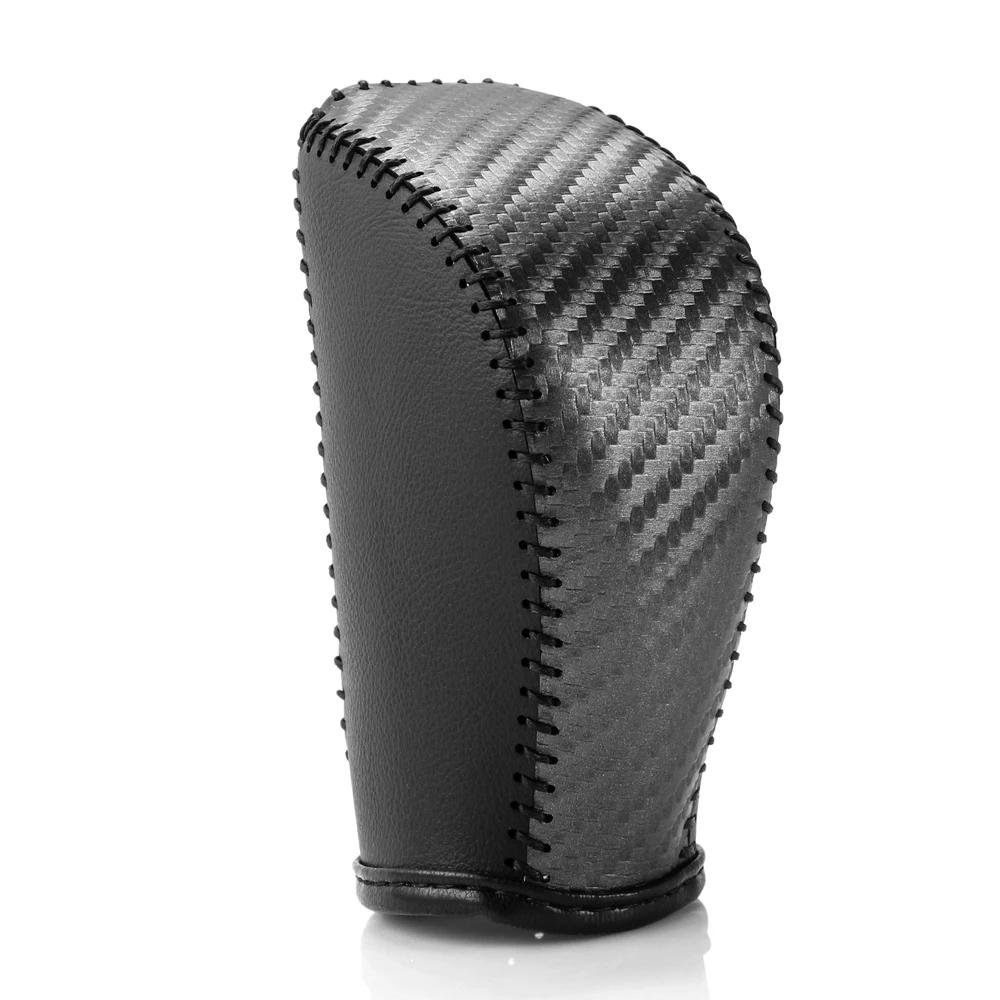 

Чехол на ручку переключения передач из искусственной кожи для Subaru Crosstrek 2016-2017 XV 2015 Subaru Forester 2014-2017 Impreza 2012-2016 чёрный