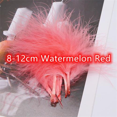 8-12cm Colored Plumas Natural Turkey Marabou Feather Fluffy Plume Wedding Dress Party DIY Decorations Handicraft Accessories