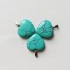 Pack of 3 Necklace Pendants Heart Fashion Jewelry Homemade DIY Decoration Ornament Finding Handicraft Accessories Woman