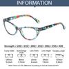Fashion Flowers Elegant Vintage Eye Protection Reading Glasses Ultra Light Frame Floral Eyeglasses