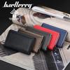 Baellerry European and American Style Men's Vintage Fashion Card Bag Rfid Blocking Card Holder Multifunctional Short Wallet