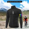 Cycling Sets WOSAWE Mens Winter Thermal Jacket Pants Gel Padded