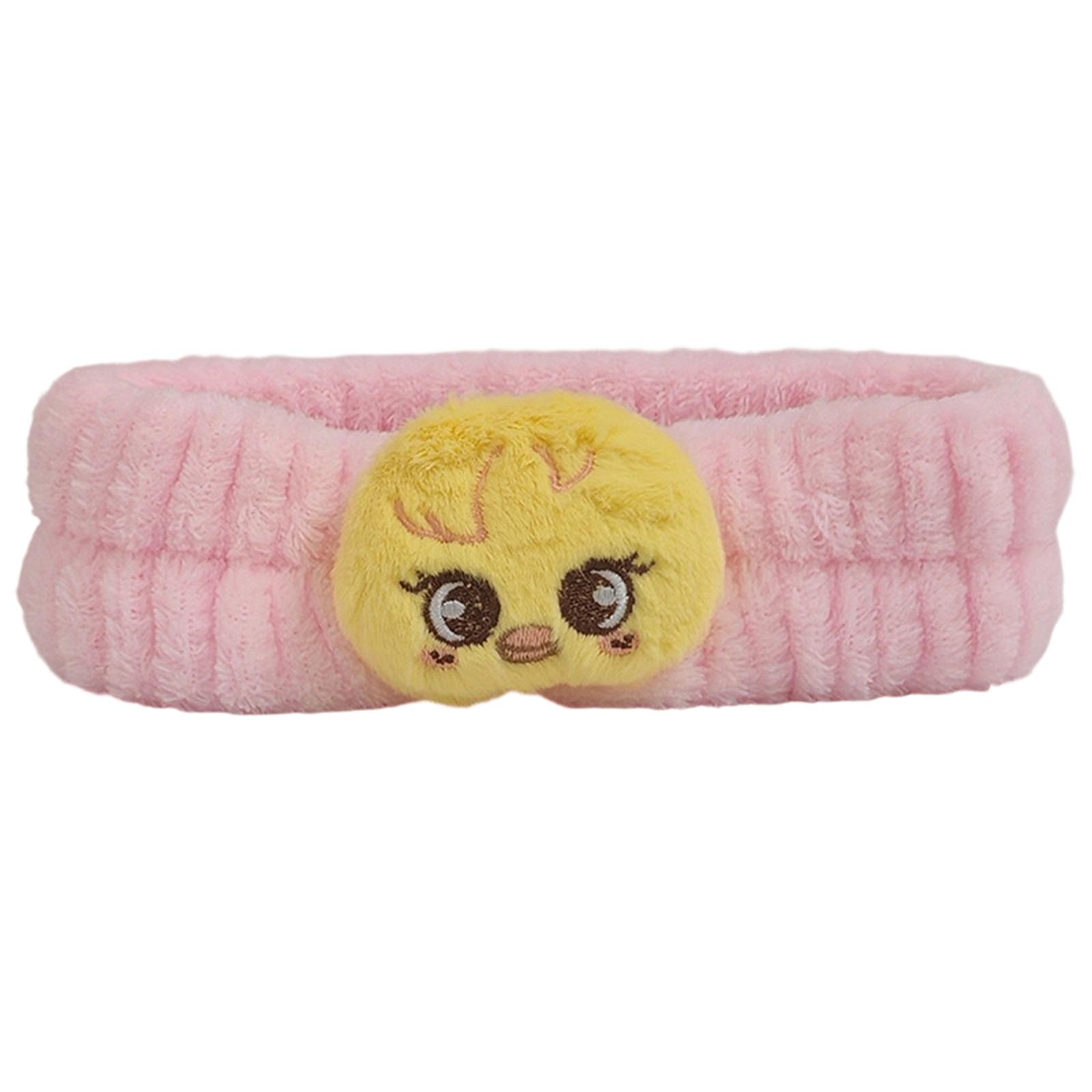 Cartoon Peripheral Children Face Washing Headband Headband Cute Headband Plush Headband Wrist Strap Application