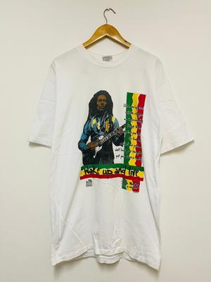 Vintage 90’s Bob Marley “Wake Up And Live Reggae Music T-Shirt / Rare / Streetwear / White / XL