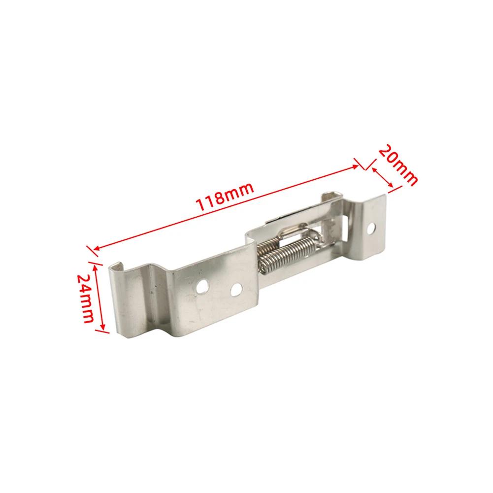 4Pcs Car License Plate Spring Loaded Stainless Steel Cars Frame Holder Clamps For European Style US Standard AU Style