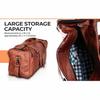 Real Leather Goat Hide 24" New Luggage Duffle Travel Weekend Gym Sport Men's Bag