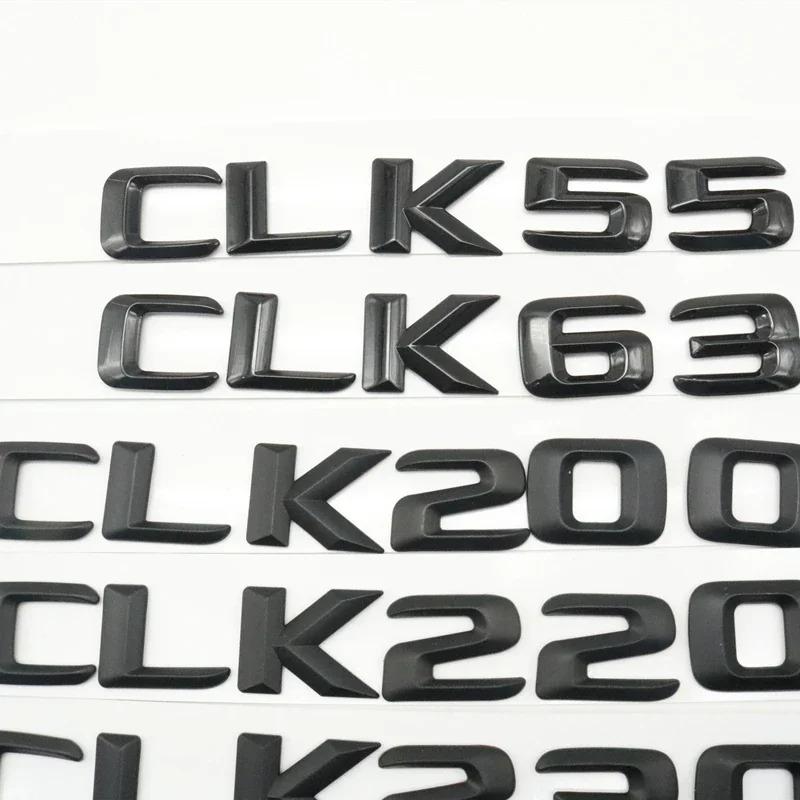 3D Number Letters Badge Emblem Rear Trunk Logo For Mercedes-Benz CLK55 CLK63 CLK200 CLK220 CLK280 CLK320 CLK350 CLK430 CLK500 NZ7
