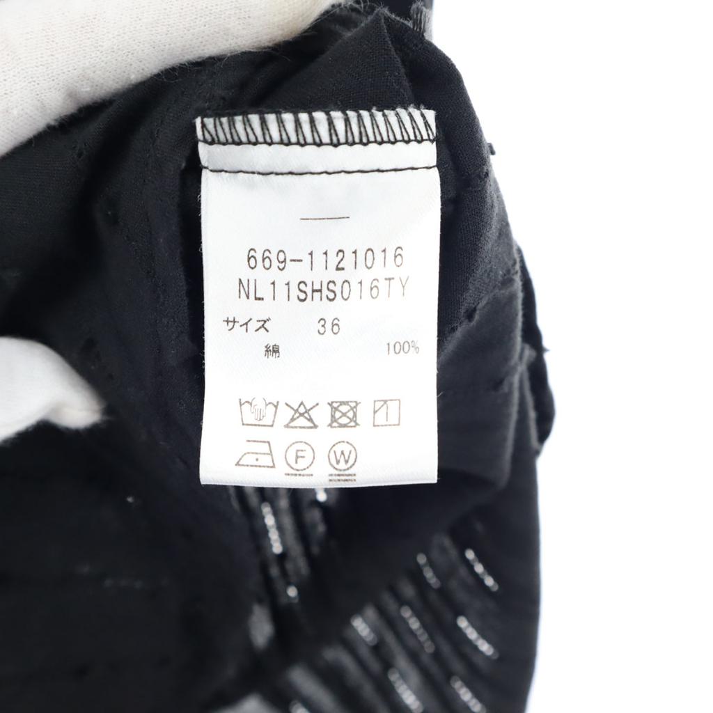 Beauty Products Nano Universe French Sleeve V Neck Blouse 36 Black Women Used