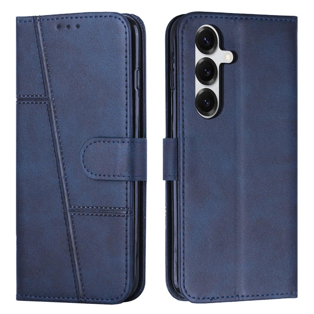 Leather Phone Case For Samsung Galaxy S26 / S26 Pro Foldable Stand Wallet Flip Cover with Strap