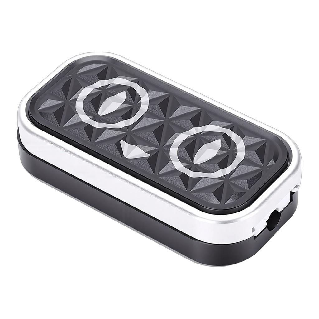 Mechanical Slider Aluminum Alloy Push Card Magnetic Toy Portable Haptic Finger Slider Toy for Office Home Travel