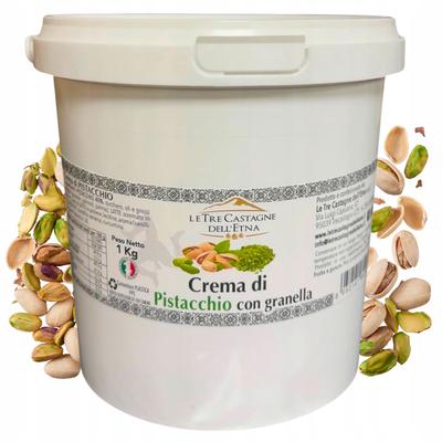 Pistachio Cream with Pistachio Pieces 40% Le Tre Castagne dell'Etna 1kg