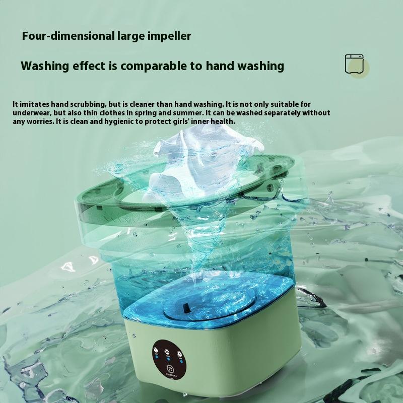 Portable Folding Washing Machine Mini folding washing machine Specialized sock washing machine Baby laundry underwear MiniWasher