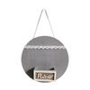 Creative Wood Wall Decoration Flower Basket Wall Mounted Decorative Wall Hanging Flower Pots Round Dried Flower Basket Garden
