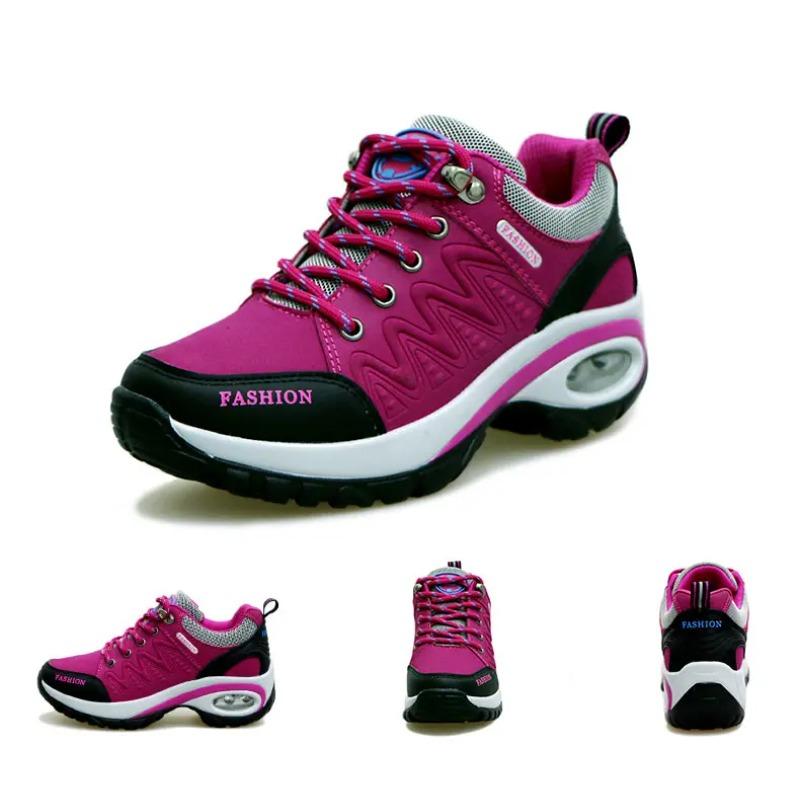 Women Sports Shoes Platform Sneakers Fashion Outdoor Hiking Non Slip Casual Shoes Low Running Shoes Women Footwear