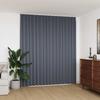 Blackout Curtain with Hooks Gray 290 x 245 cm