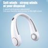 Portable Hanging Neck Fan Digital Display Power Ventilador Bladeless Neckband Fans Air Cooler USB Charging Camping Electric Fan