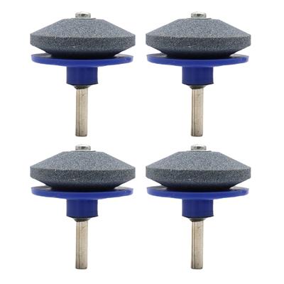 4Pcs Portable Lawn Mower Sharpener Garden Tool Electric Drill Bit Sharpener Multifunctional Stone Maintenance