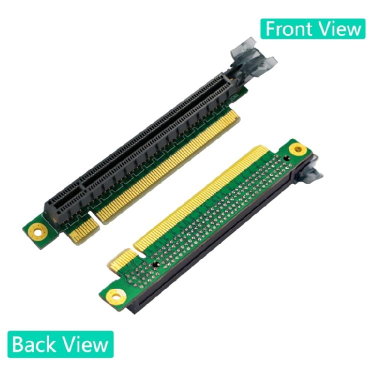 PCIE3.0 X16 to X16 90 Degree Adapters Risers Card PCIExpress for Small 1U Computer Servers Special Chassises