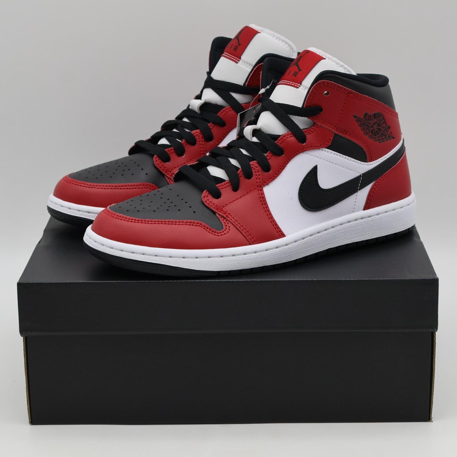 554724-069 Nike Air Jordan 1 Mid Chicago Black Toe (2025) (Мужской) 8
