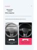 Tesla Model 3/Y Steering Wheel Button Carbon Fiber Texture Sticker - Protective and Decorative Accessory